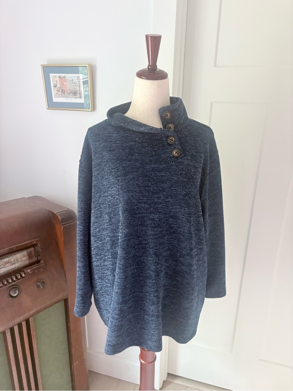 ✧ cozy blue knit ✧